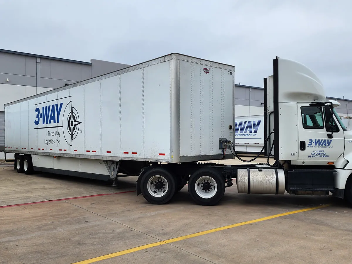 Why Use Freight Companies in Los Angeles? - 3-WAY Trailer with Three Way Logistics logo