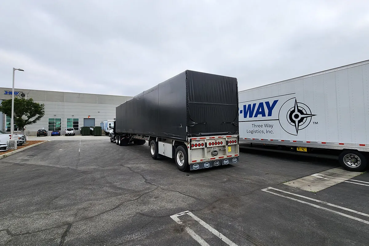 From Port to Production: A Turnkey Success Story - 3-WAY Three Way Logistics truck