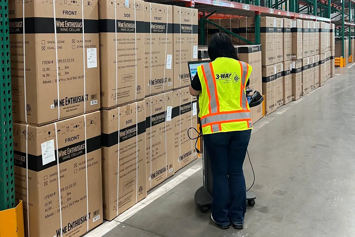 What Is Inbound Logistics? - 3-WAY Using technology at Three Way Logistics warehouse