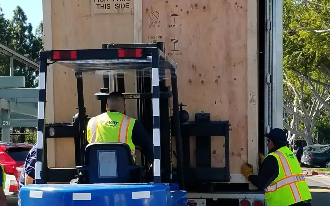 Rigging, Crating, and Dedicated Transport for a Single Fab Move